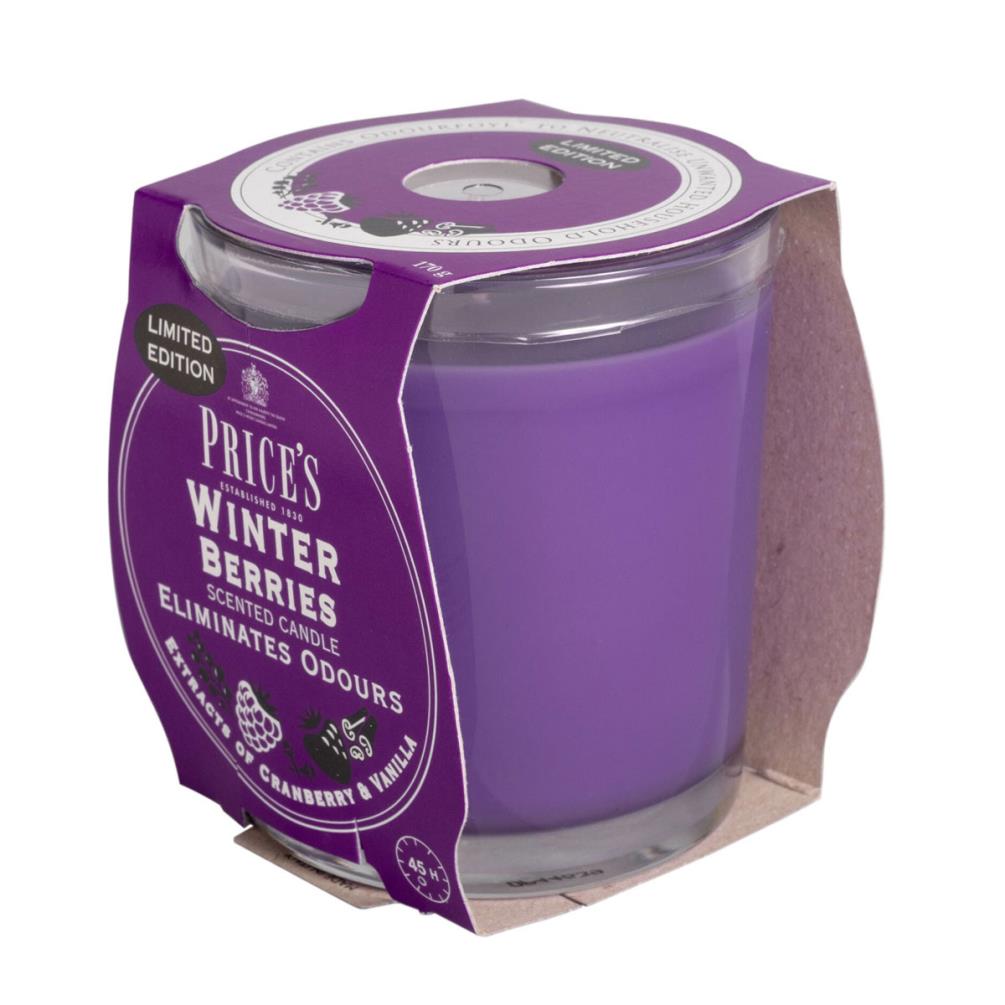 Price's Winter Berries LIMITED EDITION Cluster Jar Candle Extra Image 1